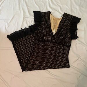 NWT Black Midi Dress